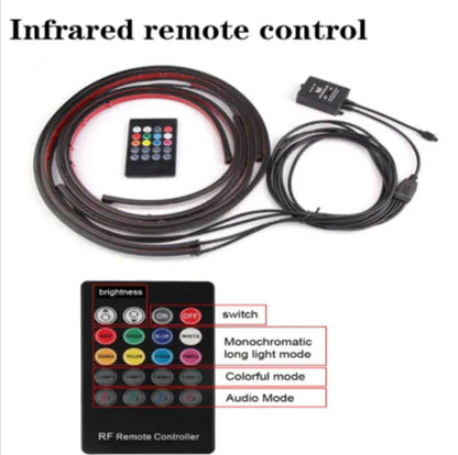 RGB LED Car Underglow Strip Lights