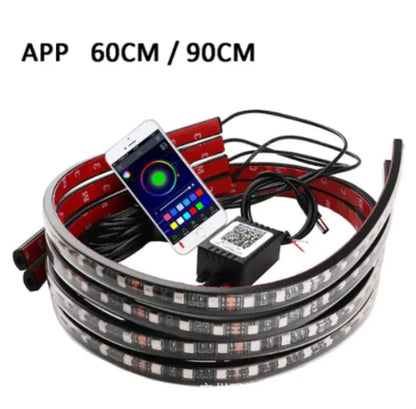 RGB LED Car Underglow Strip Lights